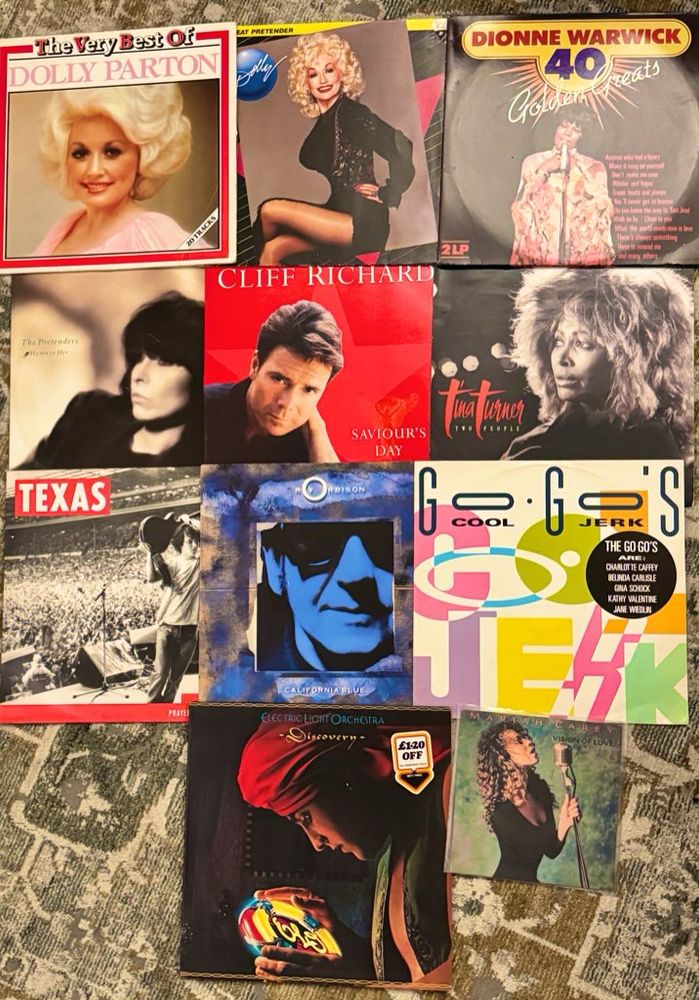 Variety of LPs, 12” singles and 7” single