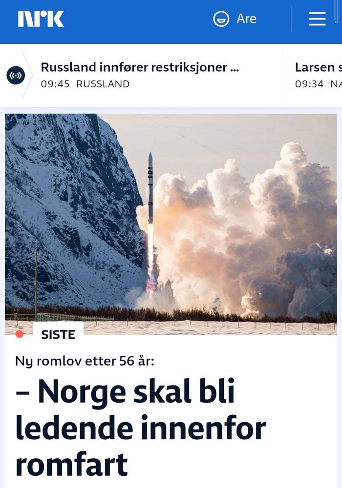NRK: - Norge skal bli ledende innenfor romfart