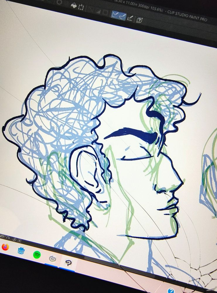 Sketch of Daniel Molloy as portrayed by Luke Brandon Field