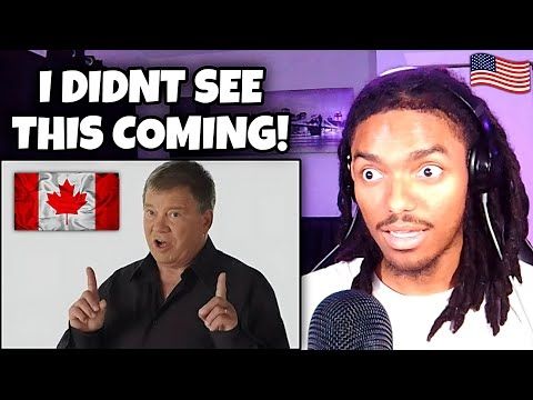 AMERICAN REACTS to William Shatner Singing 'O Canada' | This Was… Unexpected