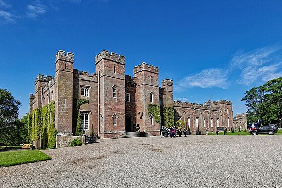 Scone Castle. Pronounced Scone. Not scone. Or indeed scone