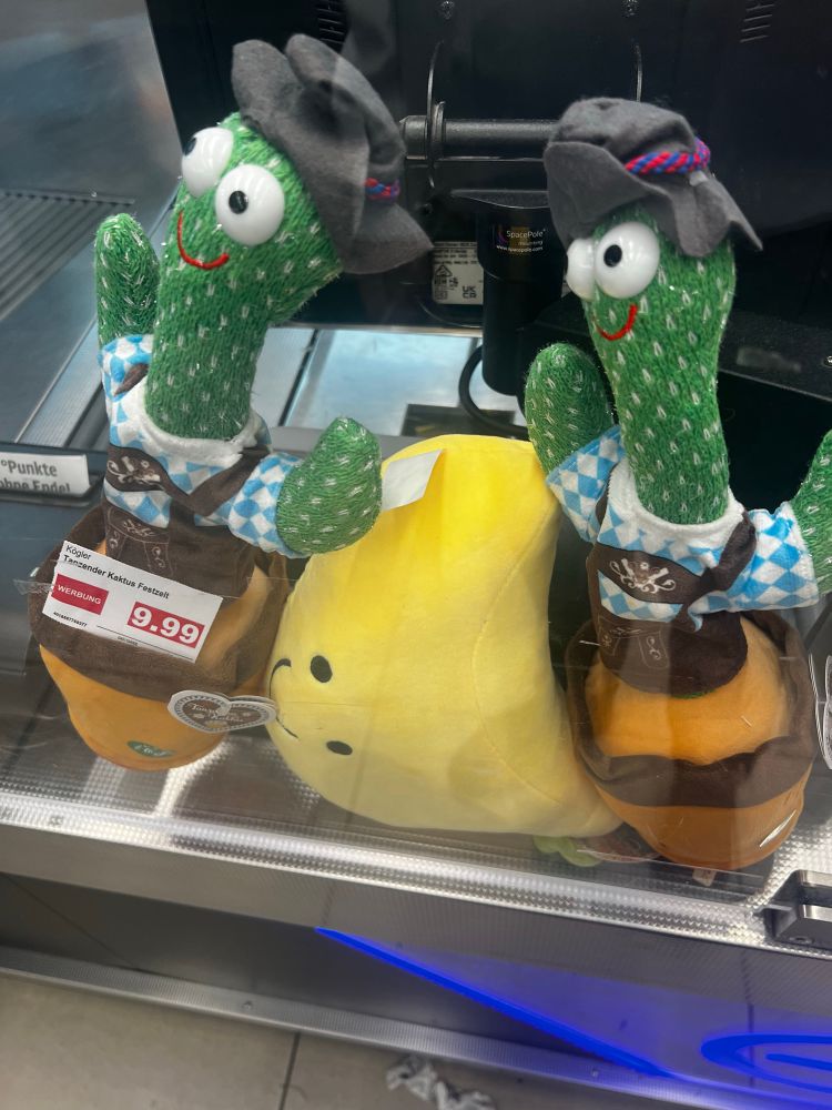 Oktoberfest themed cacti