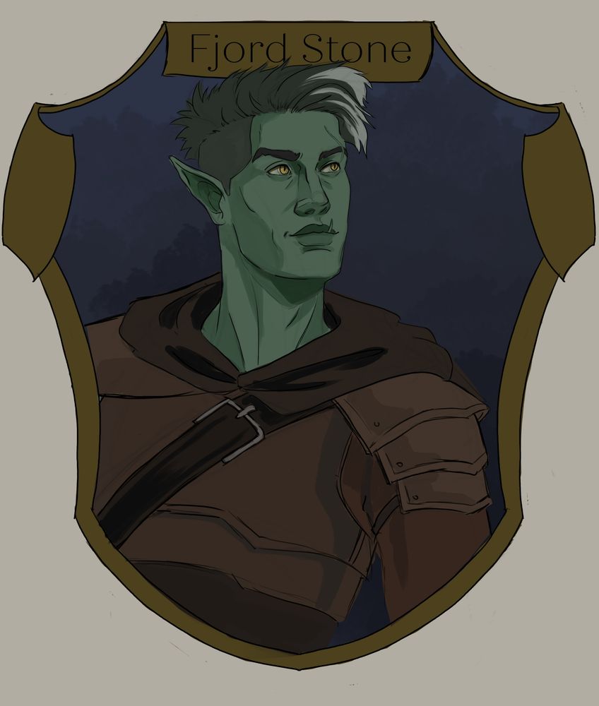 Fjord character from critical role -  the mighty nein 