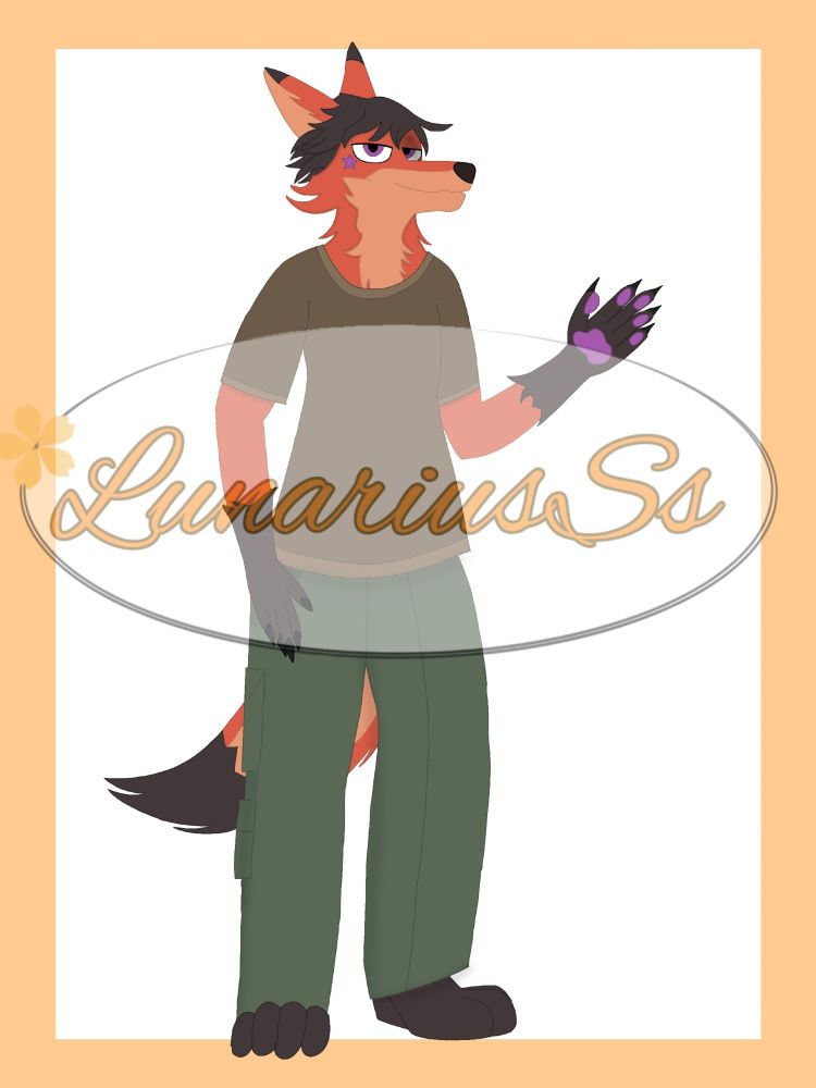 A commission I did on Discord for Virothewolf