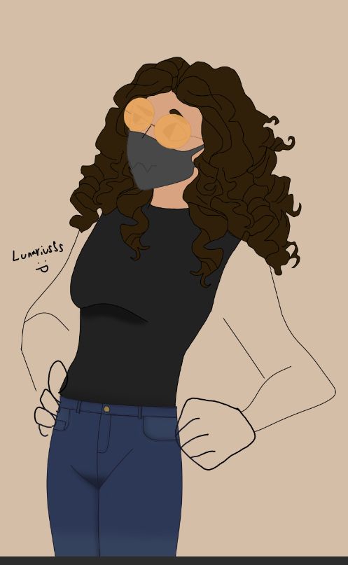 My Oc Niall standing with her hands on her hips