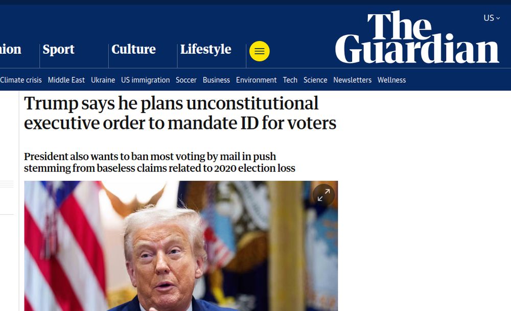 Guardian headline: 