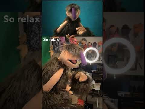 Behind the Scenes Part 12. #puppetry #howto #puppeteer #behindthescenes #puppets #puppetry