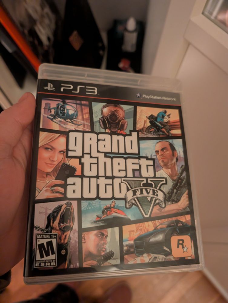 Disc case for Grand Theft Auto 5 for the PlayStation 3