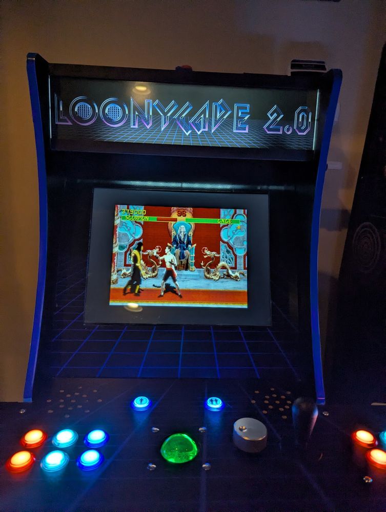 Mortal Kombat arcade running on my arcade cabinet