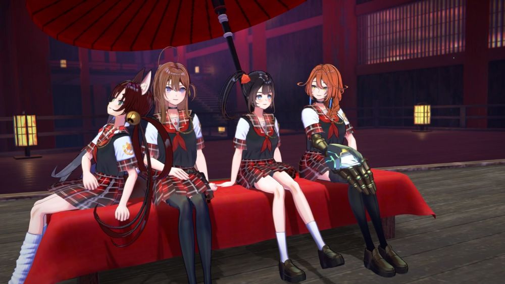DLCで購入した制服コス