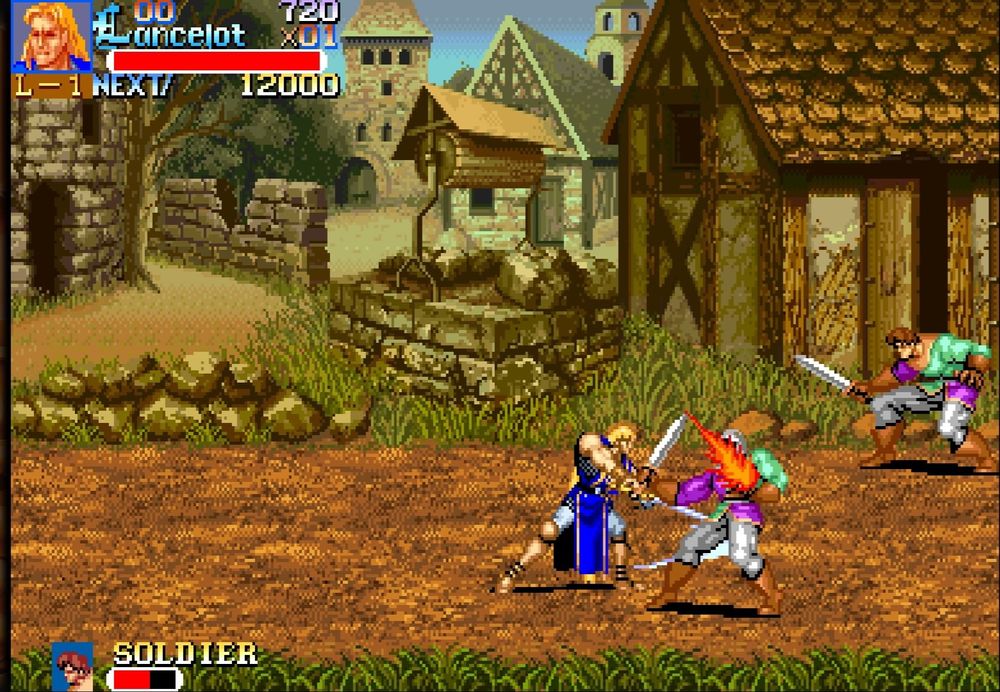 RPGにありそうな中世の村