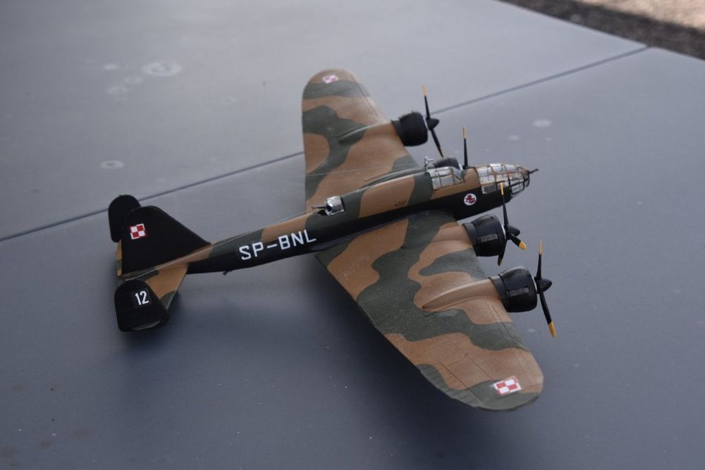 Plastyk Polish PZL 237 1/72 scale model