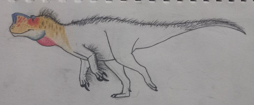 a work in progress metriacanthosaur from a continent distant to the known world of Tiattaron.