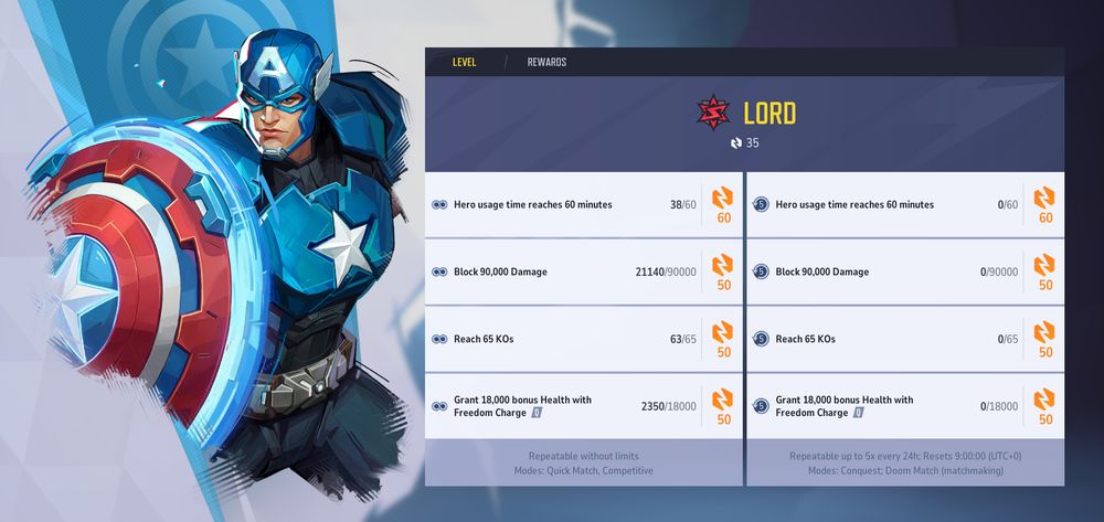 I finally got lord for my main cap in marvel rivals!!!