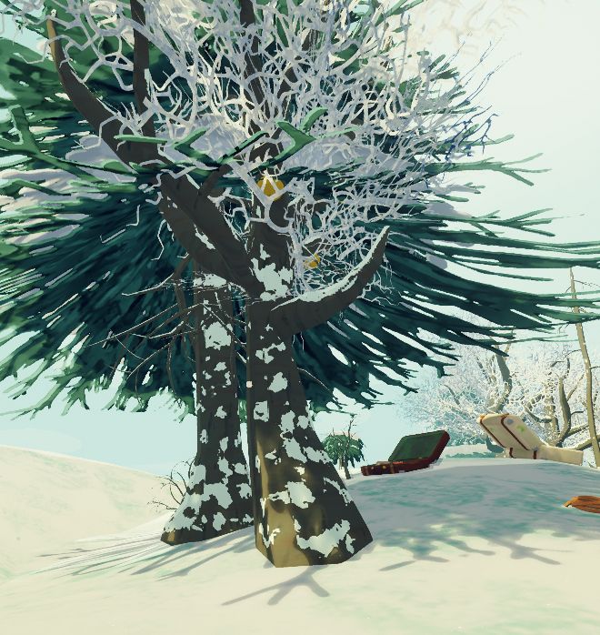 tree with winter berries