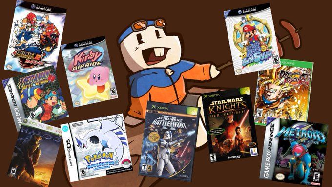 10 games that i absolutely treasure. (Sonic Adventure 2 Battle, Kirby Air Ride, Megaman Battle Network, Halo 3, Pokemon Soulsilver, Mario sunshine, Star Wars battlefront 2, Star Wars Knights of the old republic, Dragonball FighterZ, and Metroid Fusion)  
