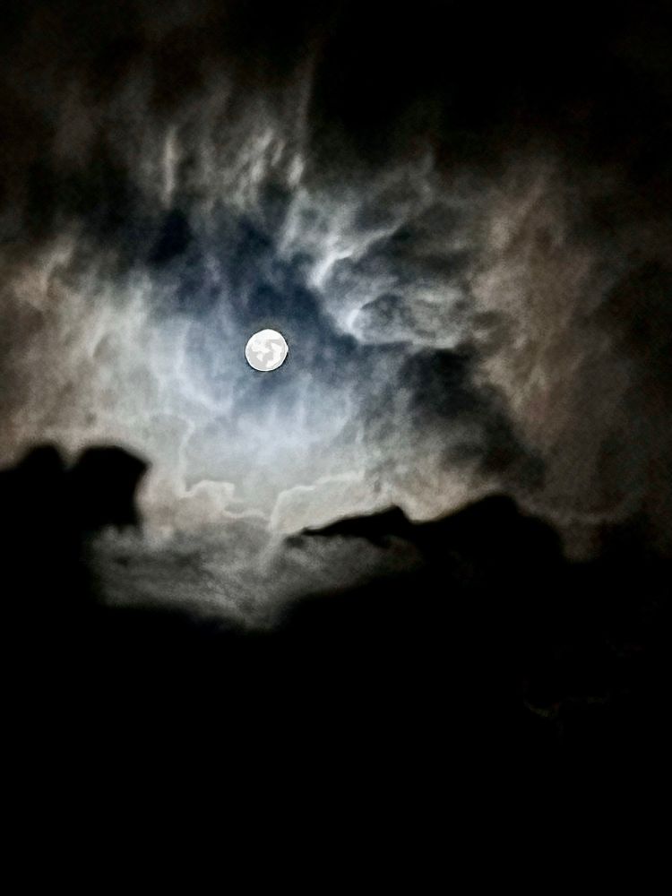 Just the moon 
