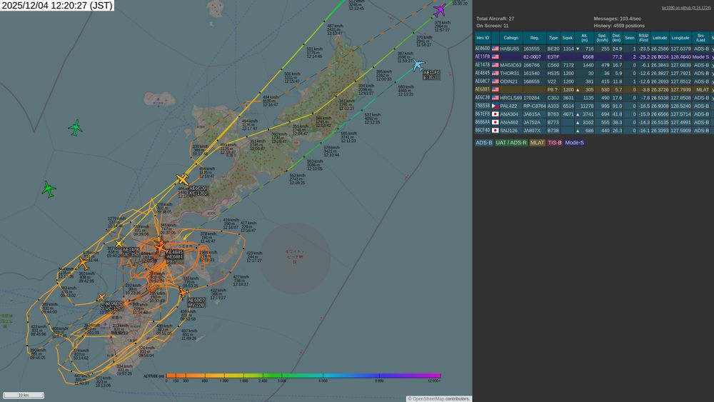 screenshot of tar1090