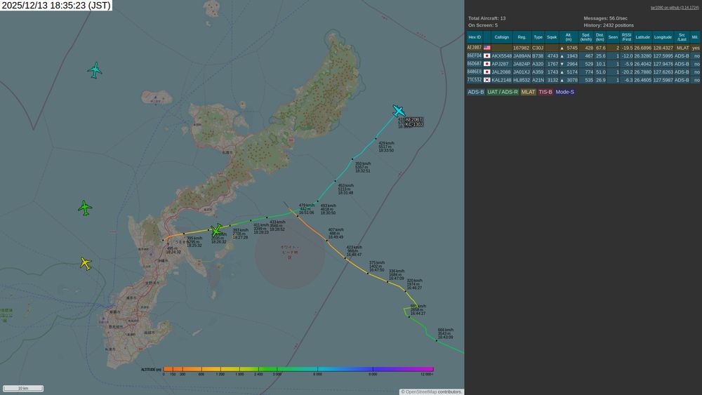 screenshot of tar1090