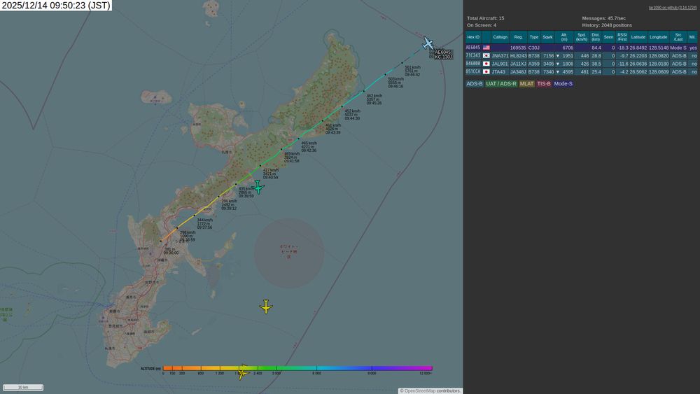 screenshot of tar1090