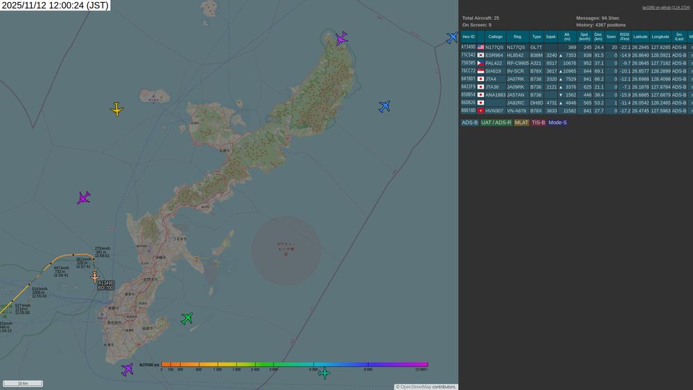 screenshot of tar1090