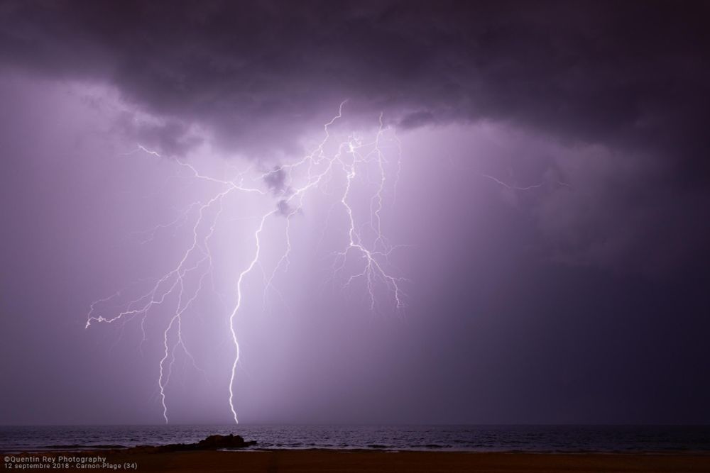 Orages dans la nuit du 12 au 13/09/2018