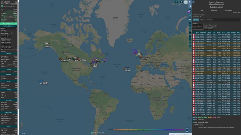 map of the world showing where the RCAF have been operating