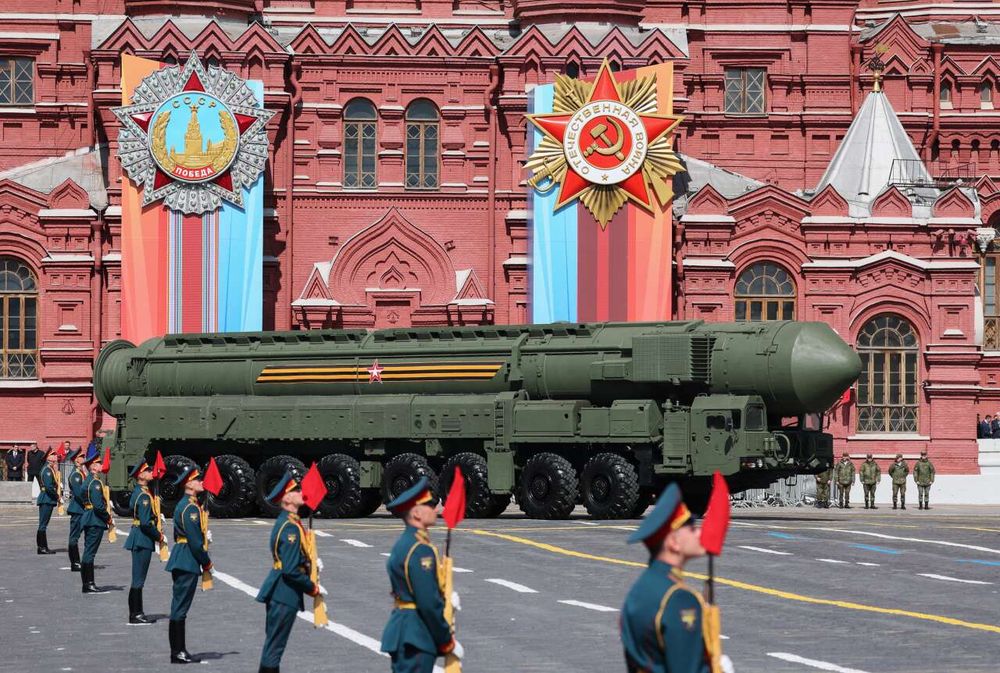 Défilé militaire à Moscou, 9 mai 2023.