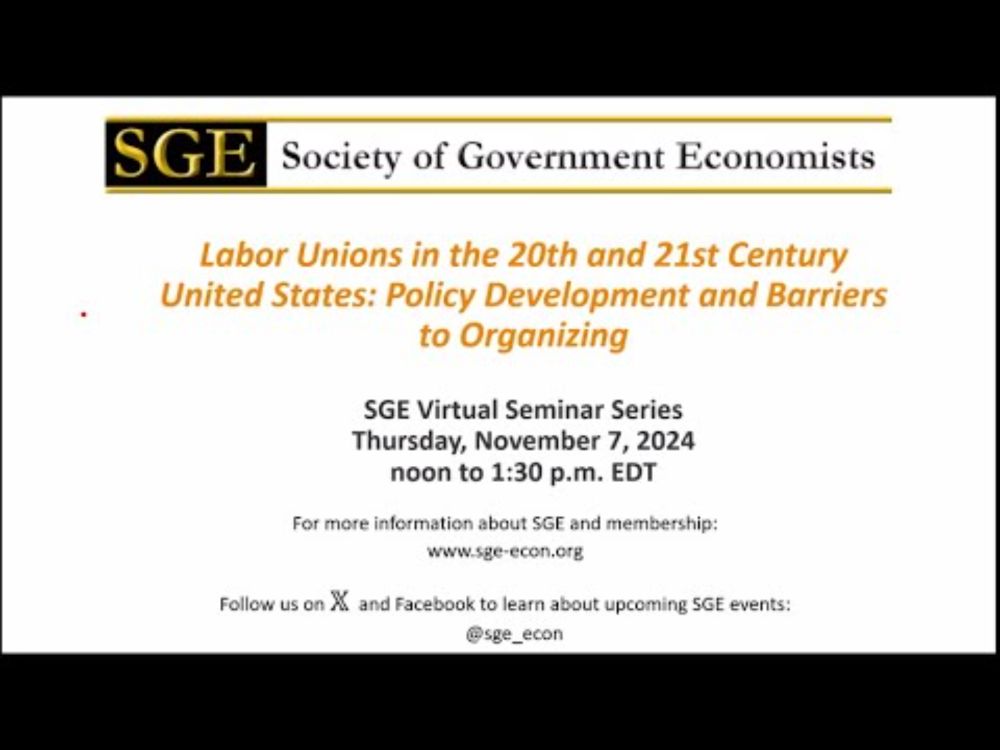 Labor Unions in the 20th and 21st Century United States