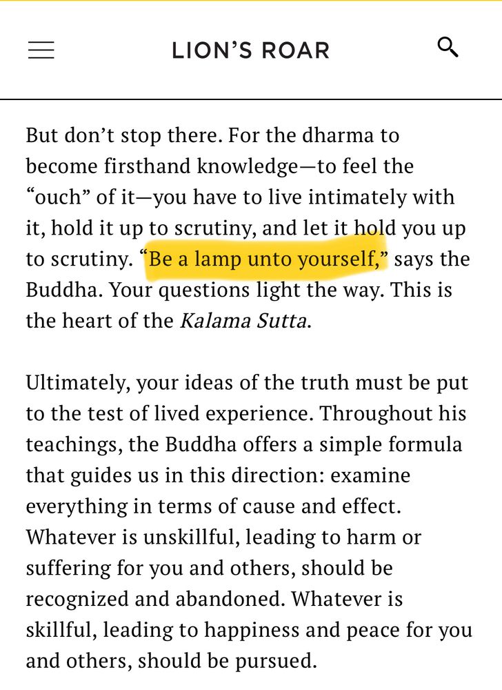 An excerpt from Lion’s Roar