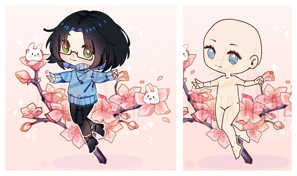 Spring YCH commissions are open on my VGen profile