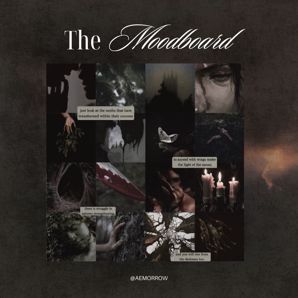 A dark, spooky, nature-inspired gothic mood 