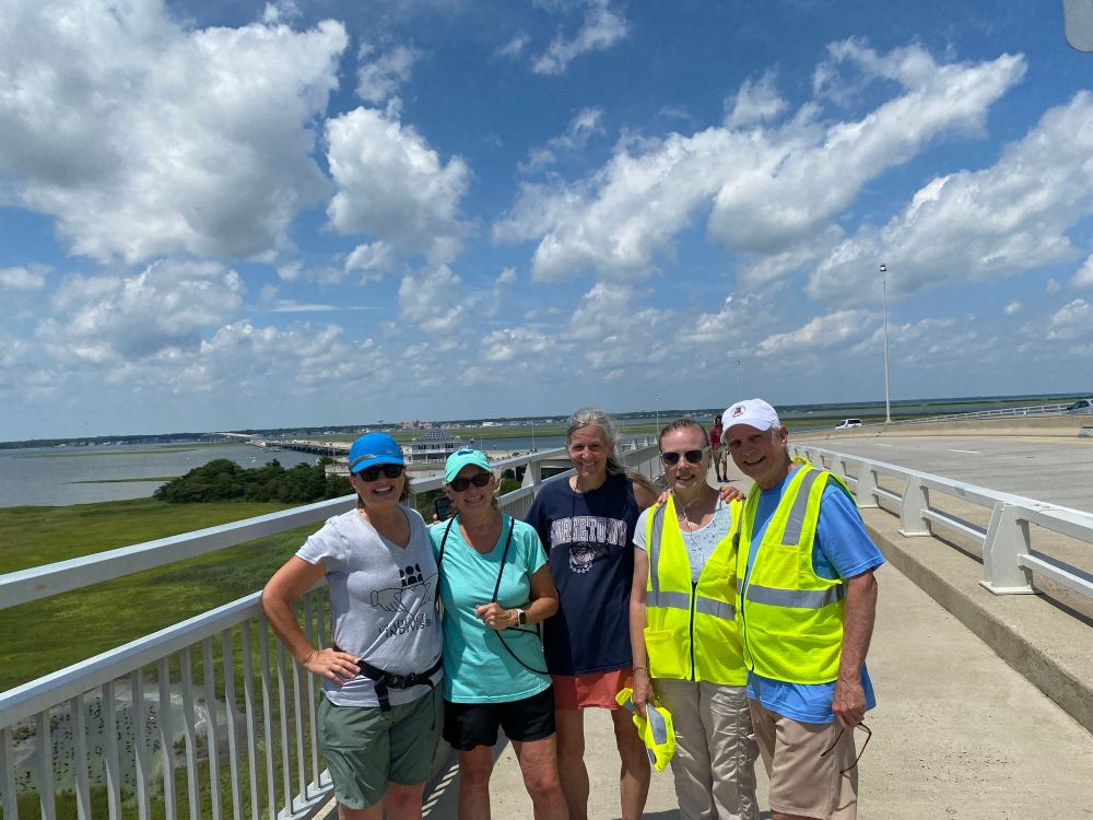 Demonstrators making “good trouble” on a Ocean City bridge