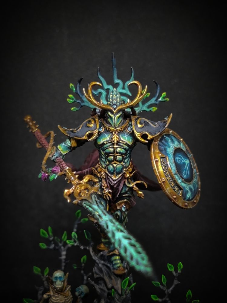 Conversion with Sigvald as the base, various SCE & Sylvaneth bits.