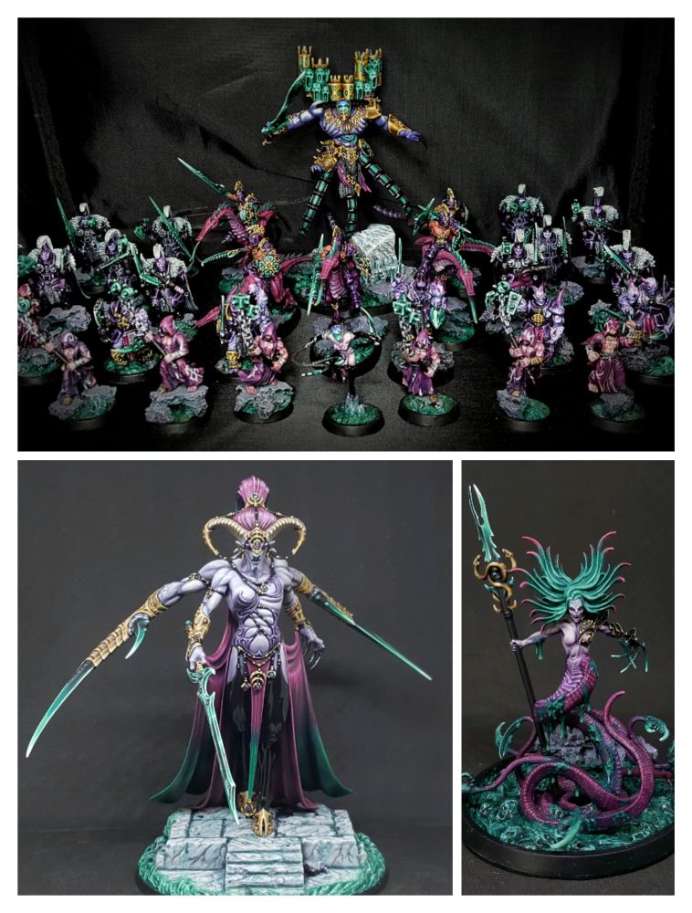 First AoS army, starting with Warriors devoted to seeking Slaanesh before Hedonites arrived