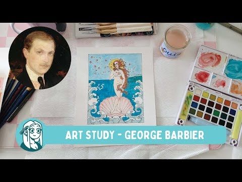 Art Study #1 - George Barbier and The Birth of Venus