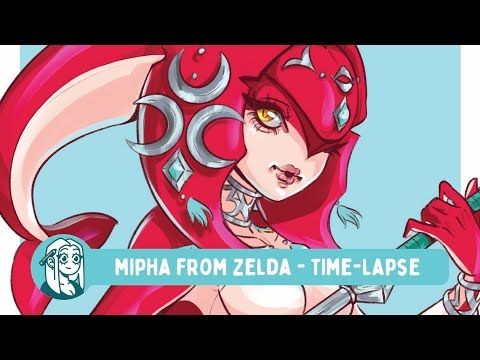 Mipha from Zelda - Time-lapse