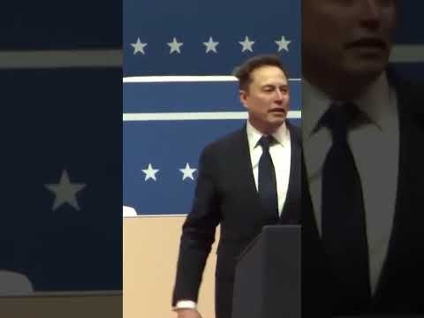 El polémico gesto de Elon Musk que parece el saludo nazi en la investidura de Trump #shorts