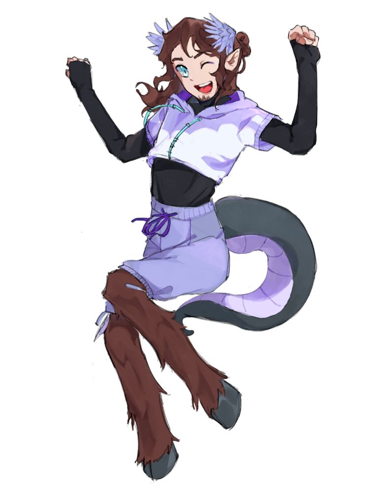 kai in shorts jumping in the air