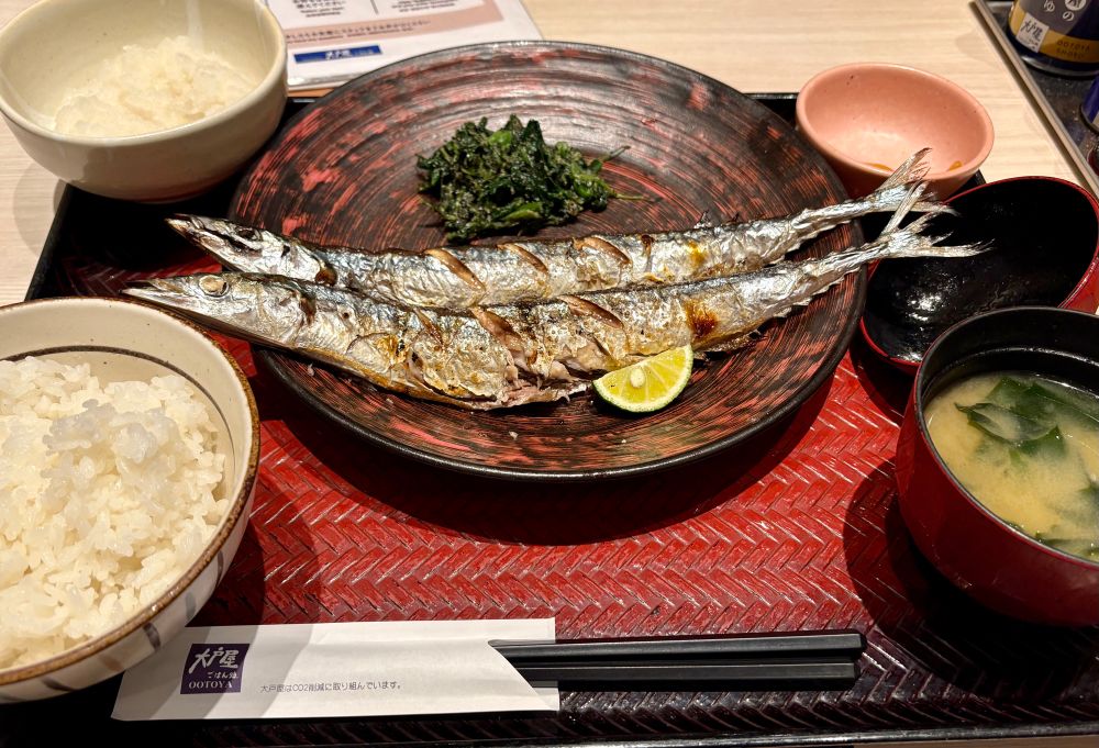 大戸屋の秋刀魚定食
