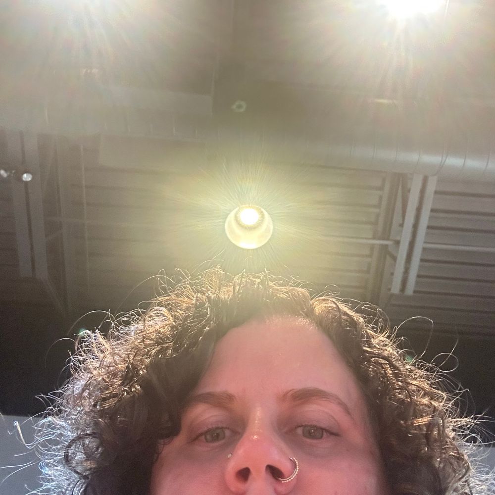 the top of my face. I’m tickity boo