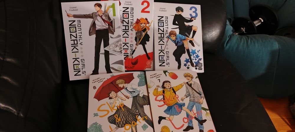 Les nouveautés Noevegrafx (skip and loafer 7 et 8, monthly girls Nozaki kun 1 à 3)