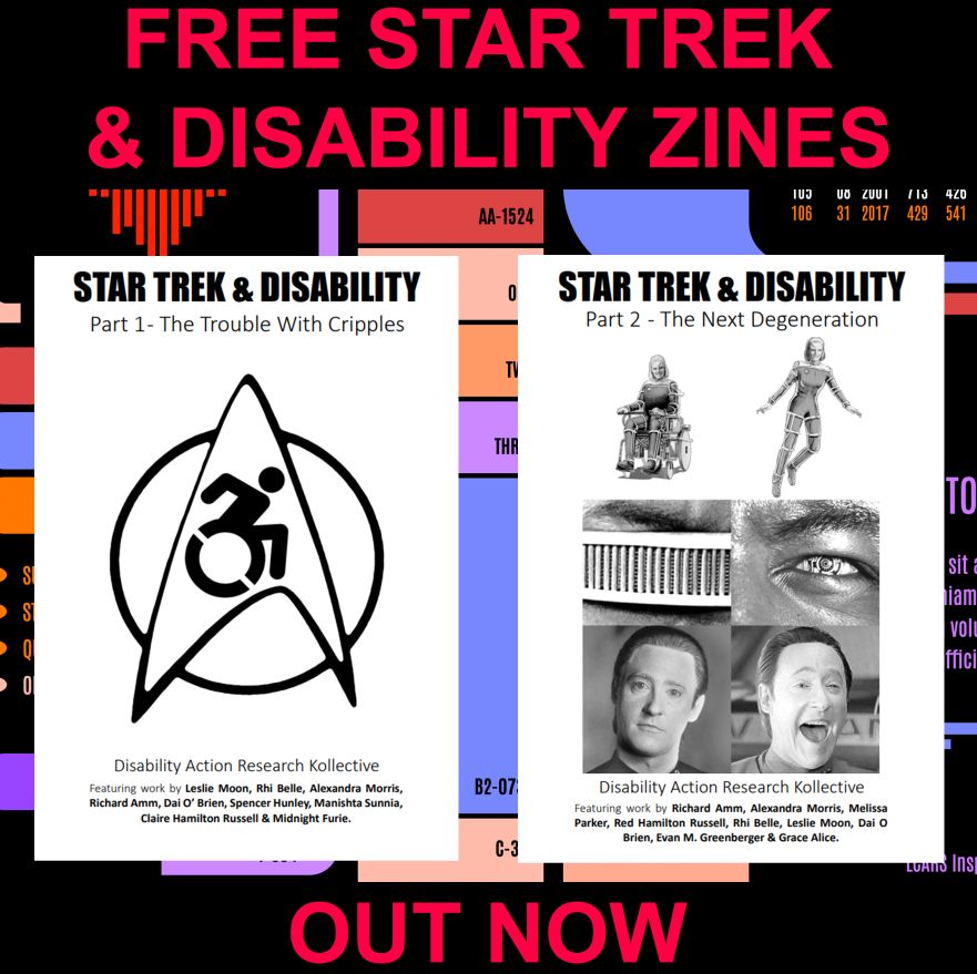Free star trek and disability zines