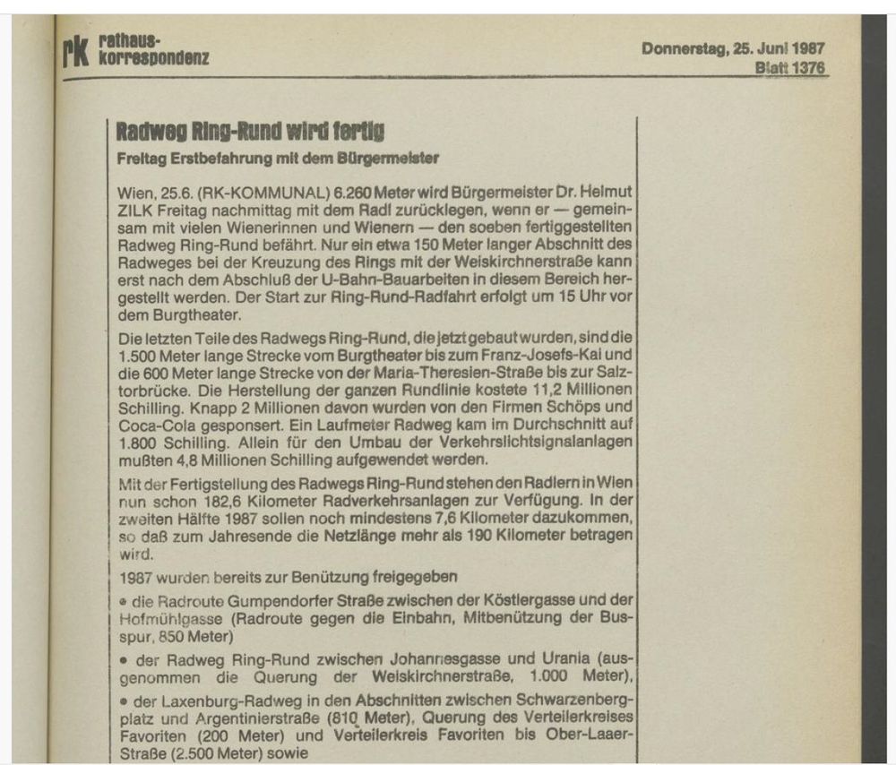 Rathauskorrespondenz vom 25.6.1987

Quelle: Rathaus-Korrespondenz : PID ; rk-aktuell / Stadt Wien
https://digital.wienbibliothek.at/wbrobv/periodical/titleinfo/3019919