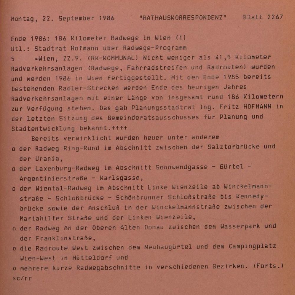 Rathauskorrespondenz vom 22.9.1986

Quelle: Rathaus-Korrespondenz : PID ; rk-aktuell / Stadt Wien
https://digital.wienbibliothek.at/wbrobv/periodical/titleinfo/3019919