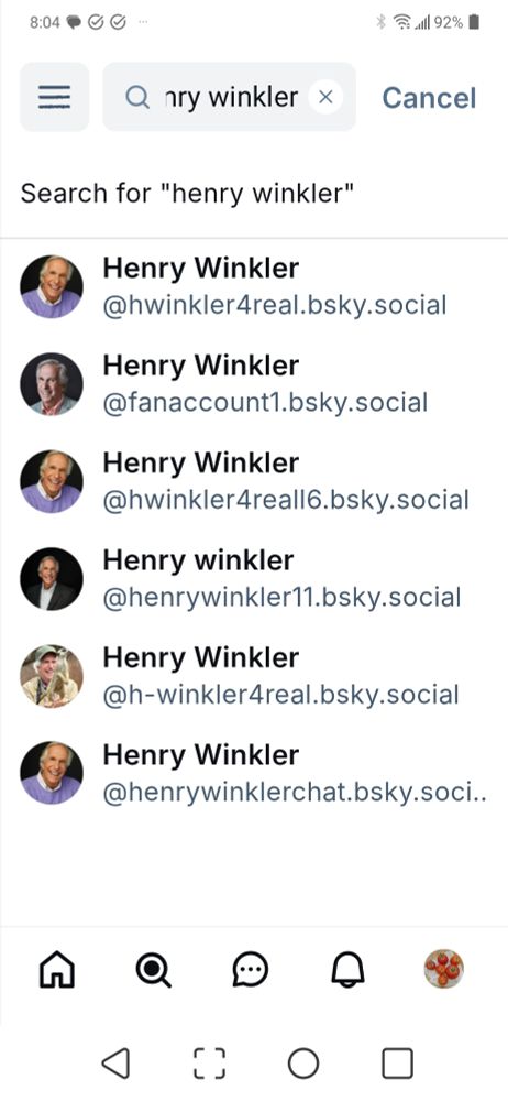 List of Henry Winklers to follow.
