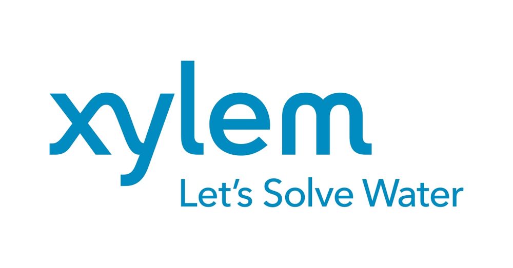 Corporate logo: Xylem - let's solve water