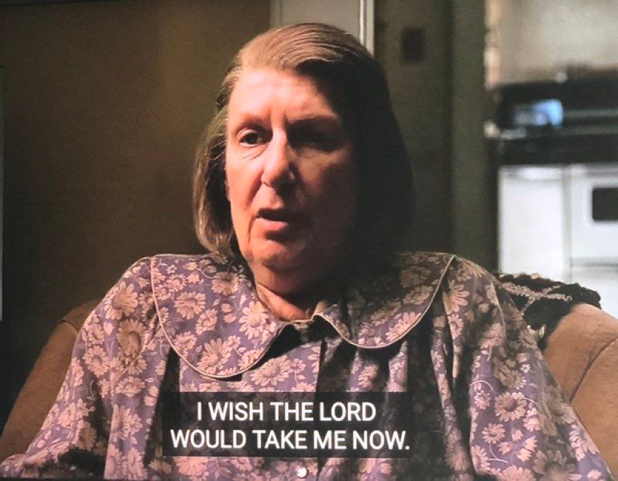 Livia Soprano wishing the lord would take her now