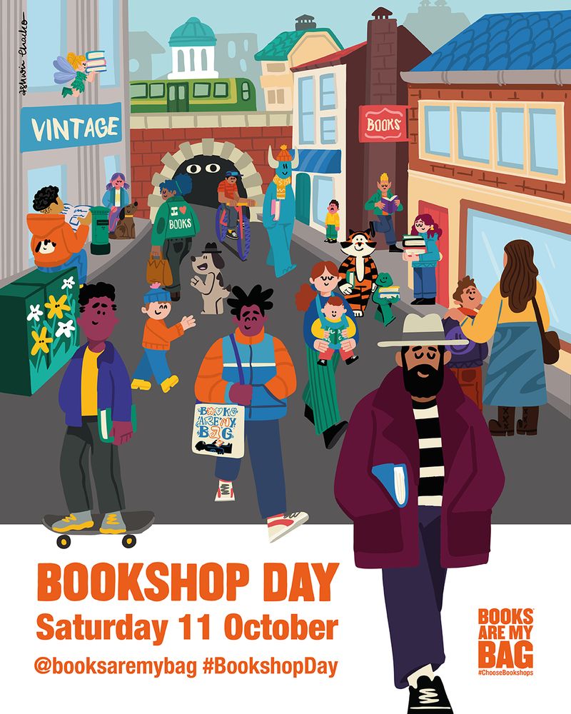 Bookshop Day
Saturday 11th October 
Books Are My Bag