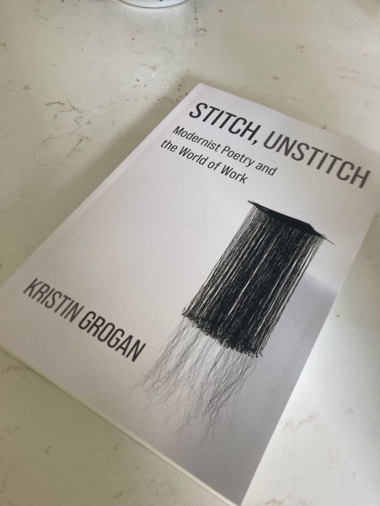 The cover of Kristin Grogans new book, Stitch, Unstitch 